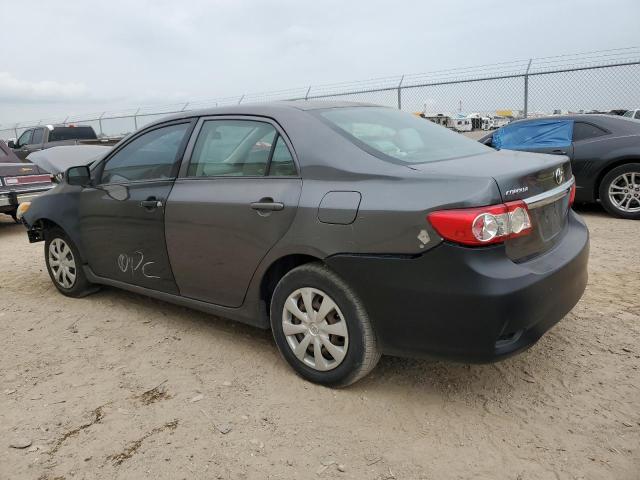 5YFBU4EE3DP212959 - 2013 TOYOTA COROLLA BASE GRAY photo 2