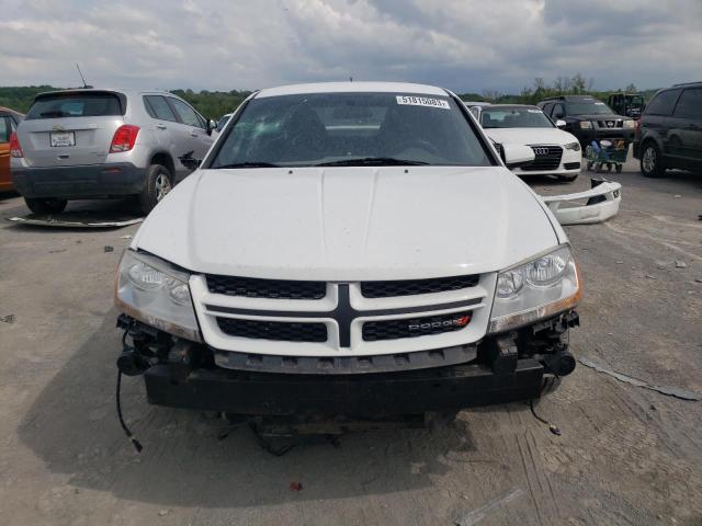 1C3CDZCB7DN655191 - 2013 DODGE AVENGER SXT WHITE photo 5