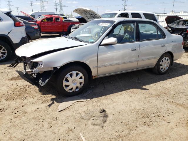 1NXBR12E31Z442774 - 2001 TOYOTA COROLLA CE SILVER photo 1