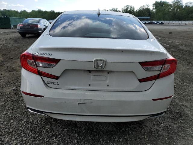 1HGCV1F18MA015836 - 2021 HONDA ACCORD LX WHITE photo 6