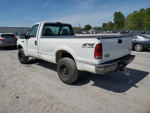 1FTNF21L61EB28479 - 2001 FORD F250 SUPER DUTY WHITE photo 2