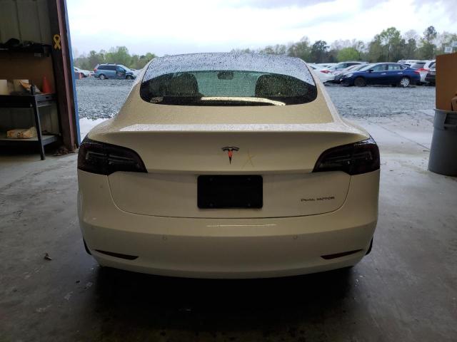 5YJ3E1EB4LF622072 - 2020 TESLA MODEL 3 WHITE photo 6