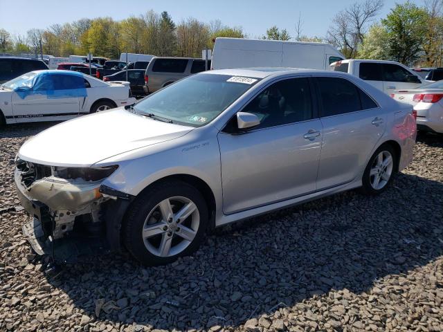 4T1BF1FK4CU185345 - 2012 TOYOTA CAMRY BASE SILVER photo 1