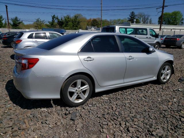 4T1BF1FK4CU185345 - 2012 TOYOTA CAMRY BASE SILVER photo 3