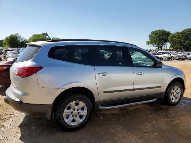 1GNKRFED9CJ231563 - 2012 CHEVROLET TRAVERSE LS SILVER photo 3