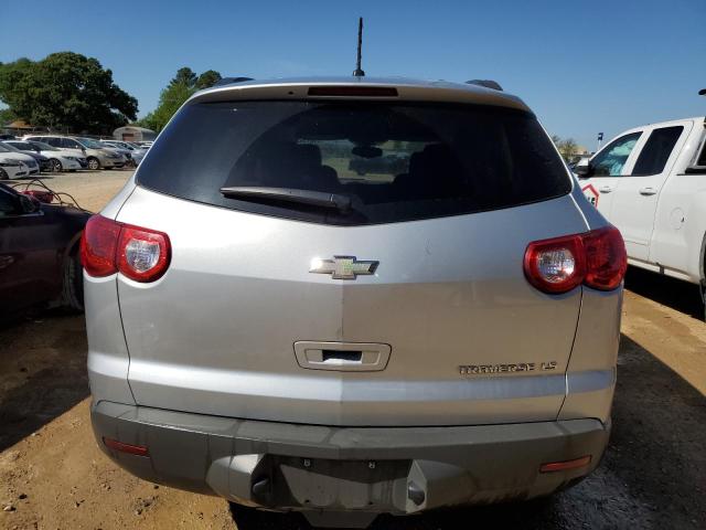 1GNKRFED9CJ231563 - 2012 CHEVROLET TRAVERSE LS SILVER photo 6