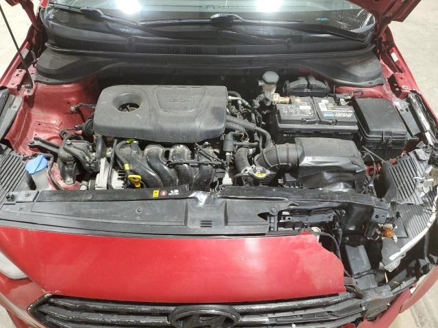 3KPC24A39KE084885 - 2019 HYUNDAI ACCENT SE RED photo 11