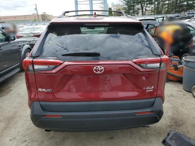 2T3P1RFV3LW116246 - 2020 TOYOTA RAV4 XLE BURGUNDY photo 6