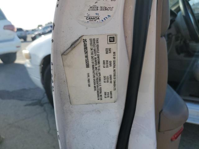 2G4WB52K1W1532088 - 1998 BUICK REGAL LS 白色 照片 12