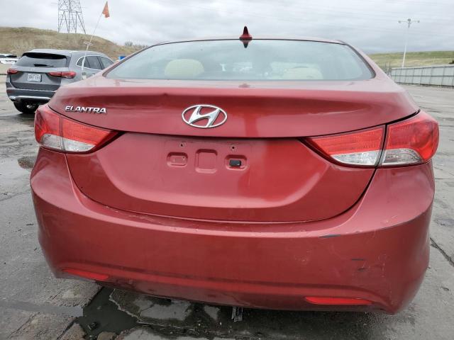 5NPDH4AE3DH309756 - 2013 HYUNDAI ELANTRA GLS BURGUNDY photo 6