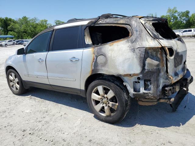 1GNKRLED6CJ232250 - 2012 CHEVROLET TRAVERSE LTZ SILVER photo 2