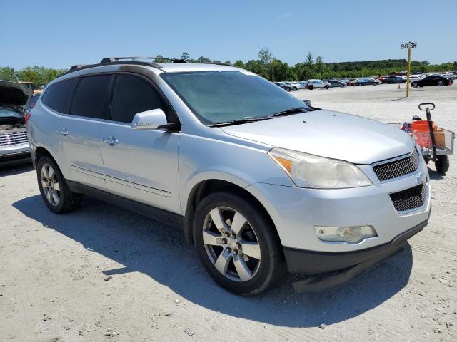 1GNKRLED6CJ232250 - 2012 CHEVROLET TRAVERSE LTZ SILVER photo 4