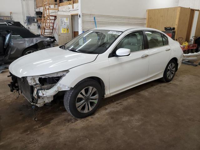 1HGCR2F31FA123150 - 2015 HONDA ACCORD LX WHITE photo 1