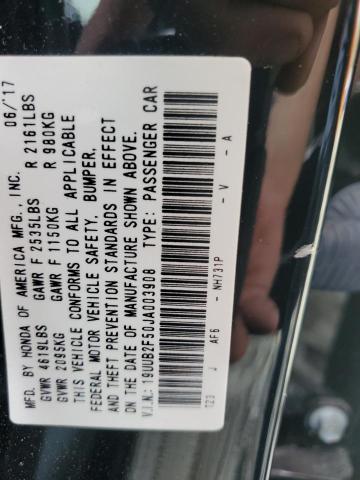 19UUB2F50JA003908 - 2018 ACURA TLX TECH BLACK photo 12