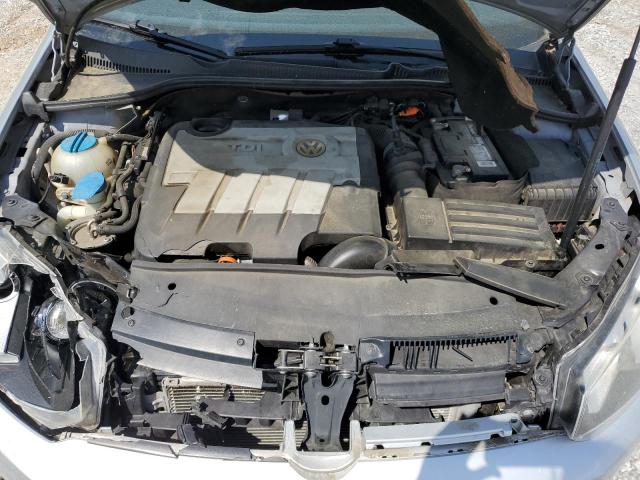 WVWDM7AJ6BW065375 - 2011 VOLKSWAGEN GOLF Արծաթագույն լուսանկար 11