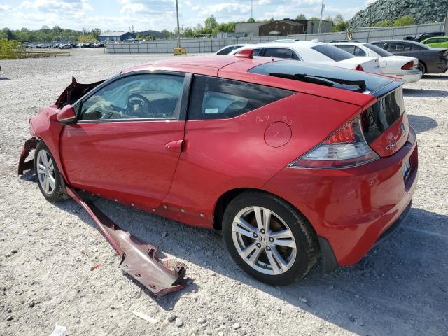 JHMZF1D62BS013204 - 2011 HONDA CR-Z EX RED photo 2