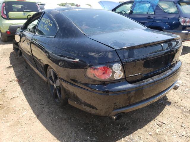 6G2VX12U96L564879 - 2006 PONTIAC GTO BLACK photo 3