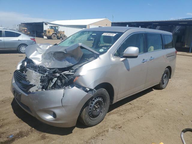 JN8AE2KP7D9064263 - 2013 NISSAN QUEST S BEIGE photo 1