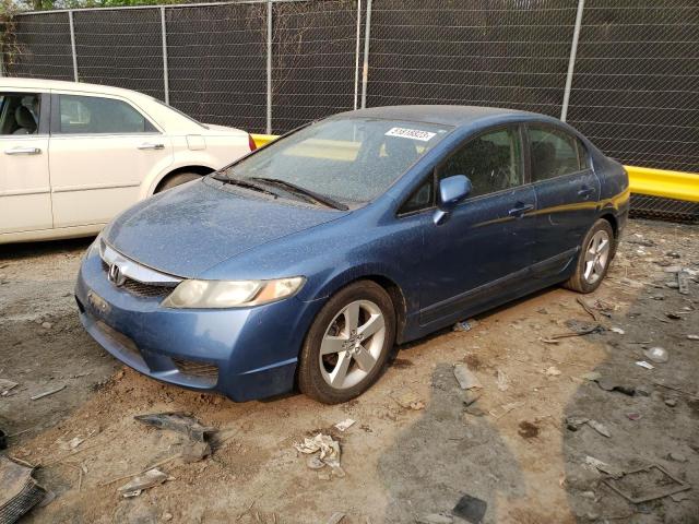 19XFA1F65AE073009 - 2010 HONDA CIVIC LX-S أزرق صورة 1