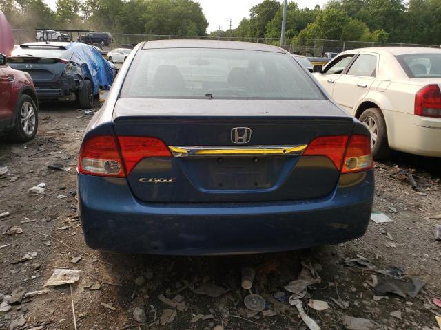 19XFA1F65AE073009 - 2010 HONDA CIVIC LX-S أزرق صورة 6
