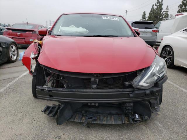 3N1AB7AP6JL617042 - 2018 NISSAN SENTRA S RED photo 5