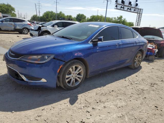 1C3CCCAB1FN679489 - 2015 CHRYSLER 200 LIMITED BLUE photo 1