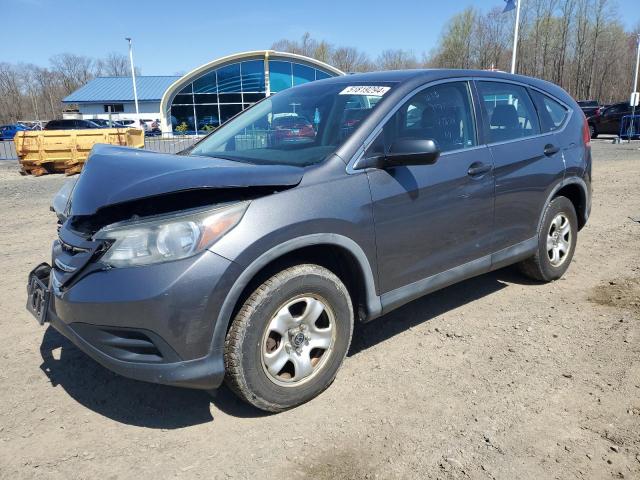 5J6RM4H3XCL034543 - 2012 HONDA CR-V LX GRAY photo 1