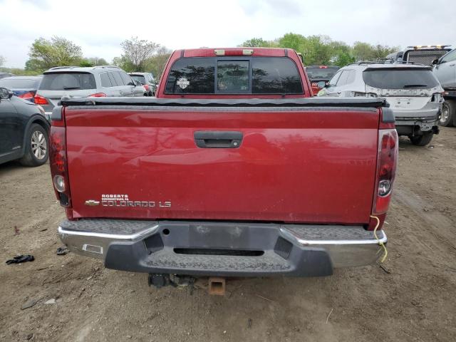 1GCDT196558116910 - 2005 CHEVROLET COLORADO MAROON photo 6