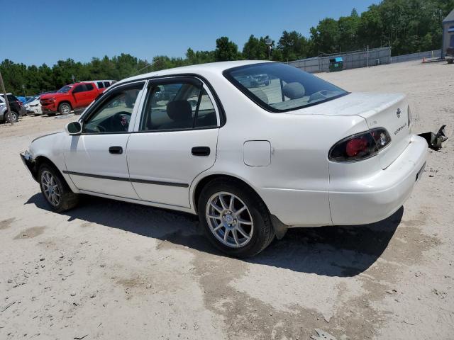 2T1BR12E81C405494 - 2001 TOYOTA COROLLA CE WHITE photo 2