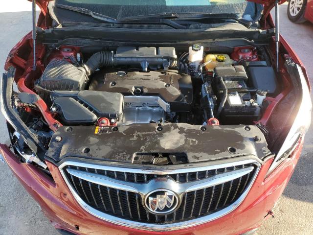 LRBFXCSA6KD013195 - 2019 BUICK ENVISION ESSENCE Բորդո լուսանկար 11