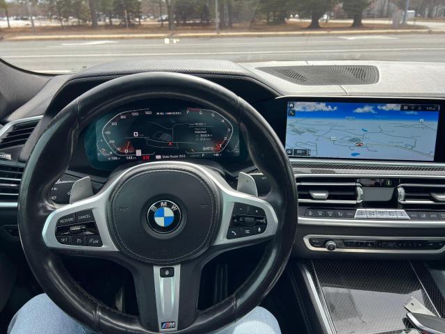 5UXCY8C03M9E72390 - 2021 BMW X6 M50I BLUE photo 7