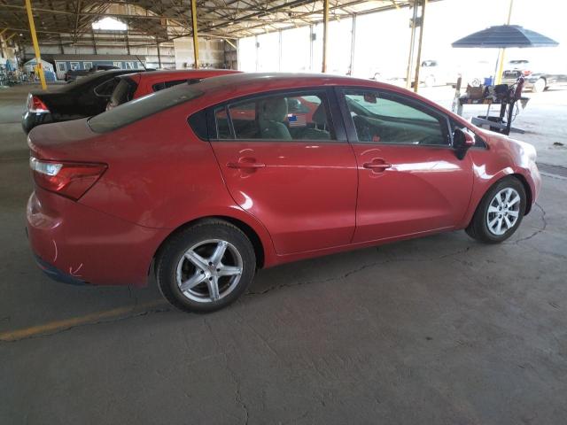 KNADM4A35D6218165 - 2013 KIA RIO LX RED photo 3