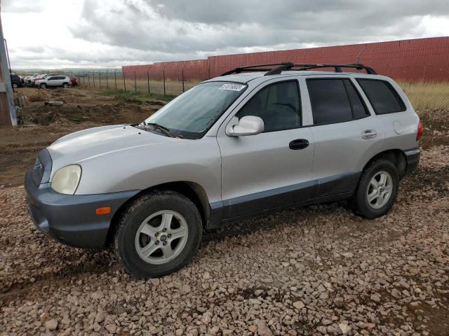 KM8SB12B14U761864 - 2004 HYUNDAI SANTA FE GL SILVER photo 1