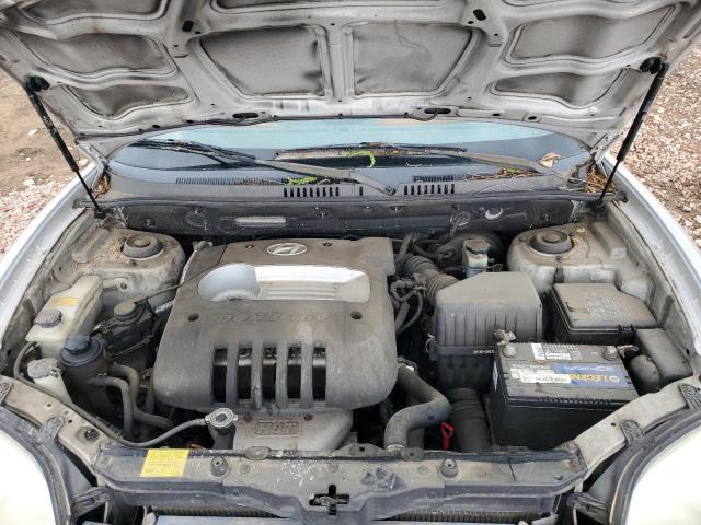 KM8SB12B14U761864 - 2004 HYUNDAI SANTA FE GL SILVER photo 12