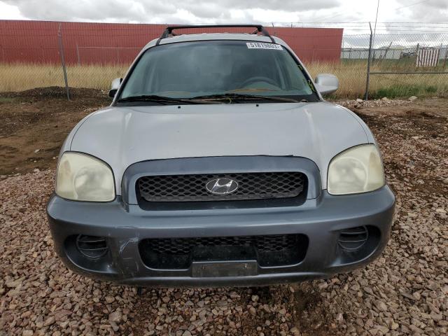 KM8SB12B14U761864 - 2004 HYUNDAI SANTA FE GL SILVER photo 5