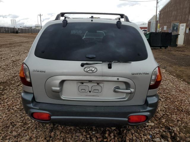 KM8SB12B14U761864 - 2004 HYUNDAI SANTA FE GL SILVER photo 6