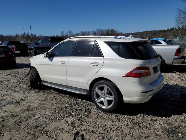 4JGDA5GB8FA572726 - 2015 MERCEDES-BENZ ML 400 4MATIC WHITE photo 2