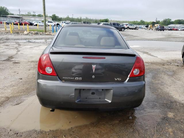 1G2ZG558964204431 - 2006 PONTIAC G6 SE1 GRAY photo 6