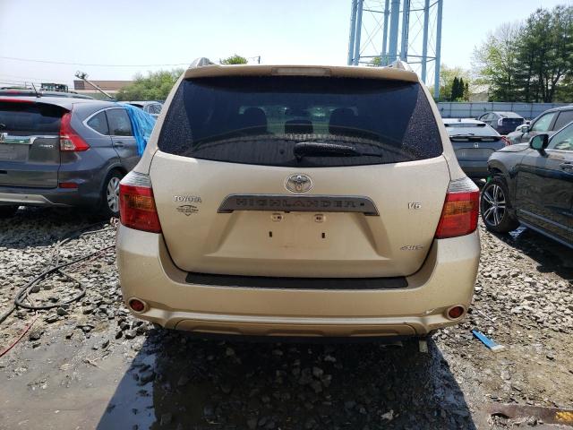 JTEES43A282048025 - 2008 TOYOTA HIGHLANDER SPORT BEIGE photo 6