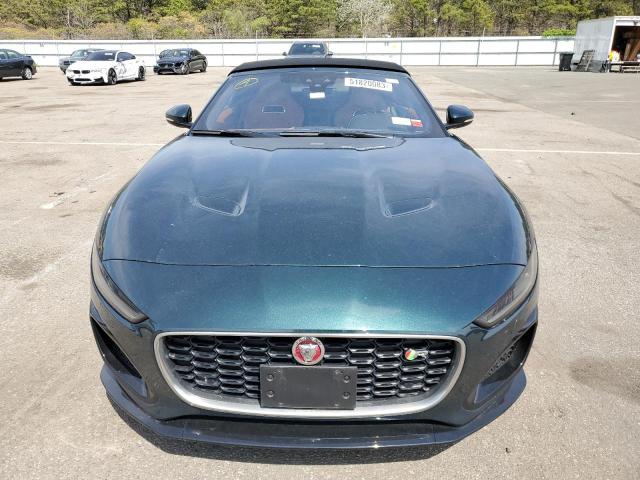 SAJD55FE4MCK70776 - 2021 JAGUAR F-TYPE R GREEN photo 5