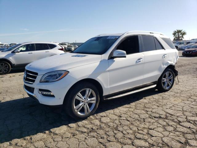 4JGDA5HB2EA353273 - 2014 MERCEDES-BENZ ML 350 4MATIC WHITE photo 1