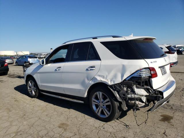 4JGDA5HB2EA353273 - 2014 MERCEDES-BENZ ML 350 4MATIC WHITE photo 2
