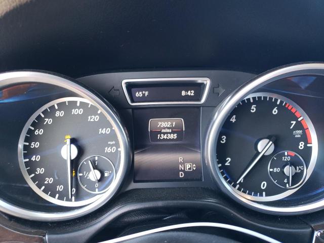 4JGDA5HB2EA353273 - 2014 MERCEDES-BENZ ML 350 4MATIC WHITE photo 9