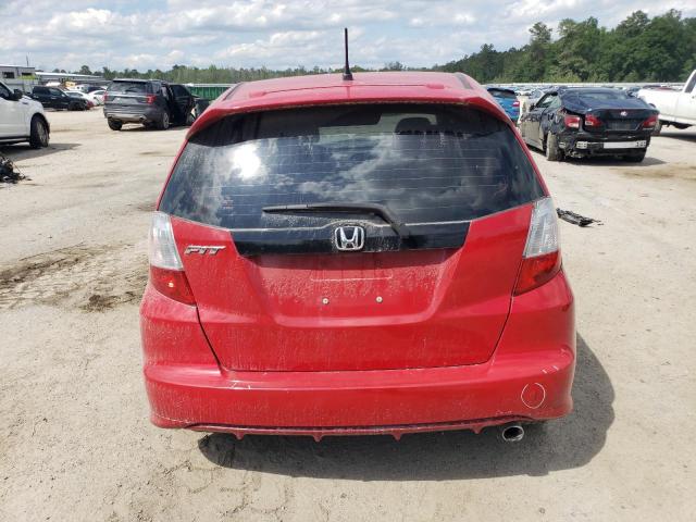 JHMGE8H56DC043341 - 2013 HONDA FIT SPORT RED photo 6