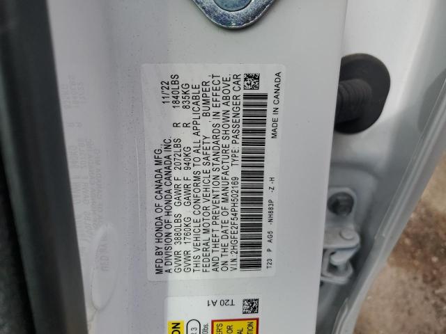 2HGFE2F54PH502169 - 2023 HONDA CIVIC SPORT 白色 照片 13