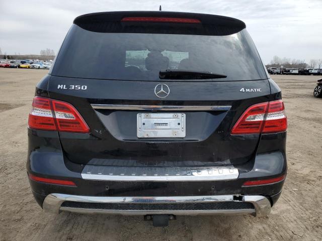 4JGDA5HB4CA094024 - 2012 MERCEDES-BENZ ML 350 4MATIC BLACK photo 6