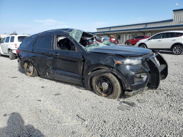 1FM5K8AB7MGB83145 - 2021 FORD EXPLORER POLICE INTERCEPTOR 黑色 照片 4