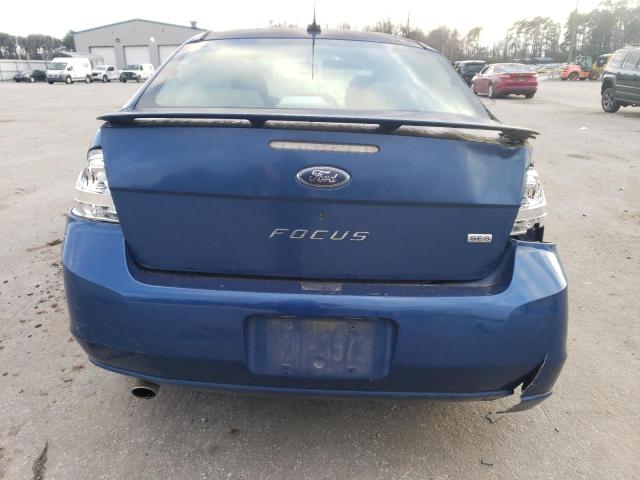 1FAHP36N39W165088 - 2009 FORD FOCUS SES BLUE photo 6