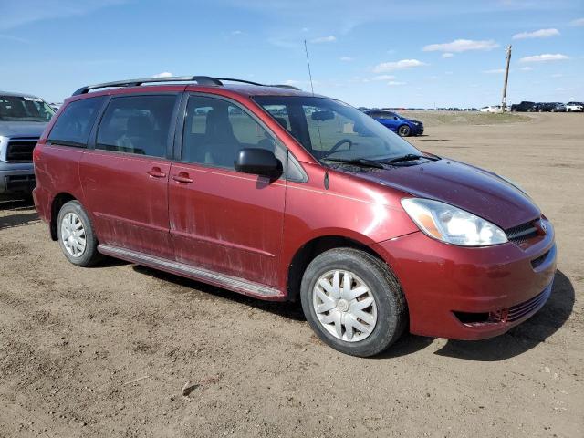 5TDZA23C44S217009 - 2004 TOYOTA SIENNA CE RED photo 4