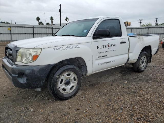 5TENX22N27Z329699 - 2007 TOYOTA TACOMA WHITE photo 1